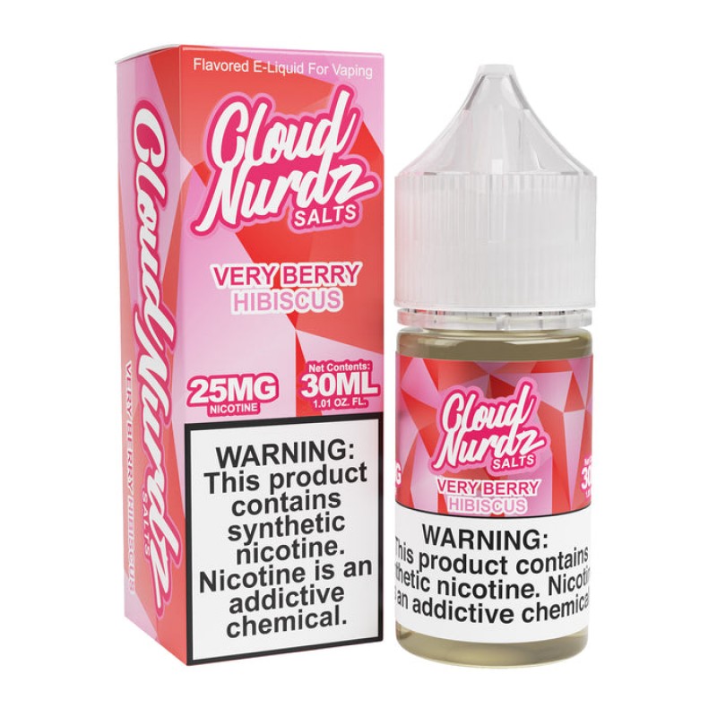 Cloud Nurdz Salts Very Berry Hibiscus eJuice