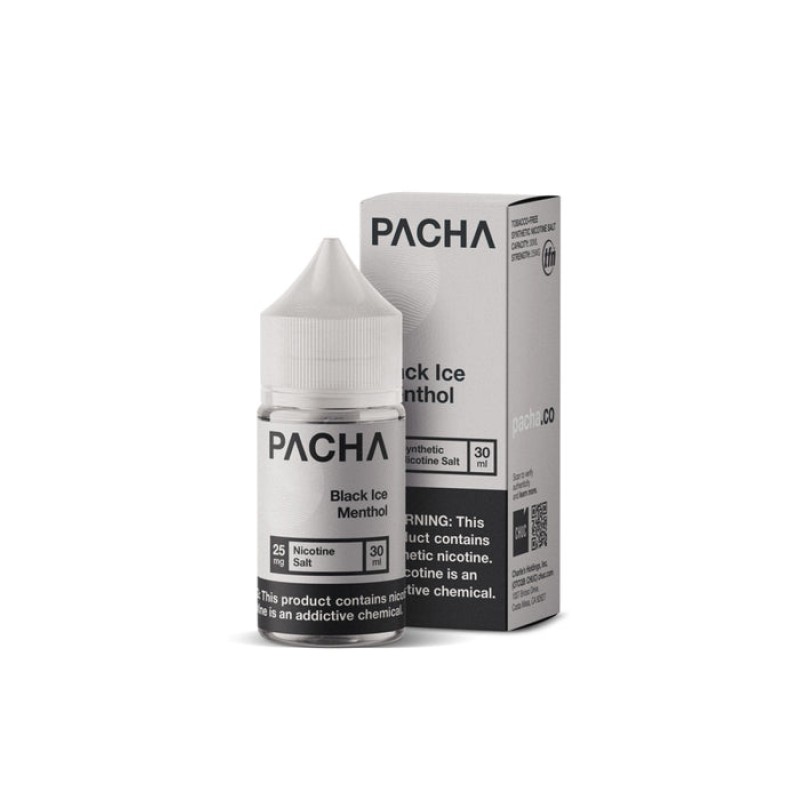 Pacha Salt Black Ice Menthol eJuice