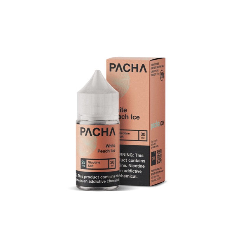 Pacha Salt White Peach Ice eJuice