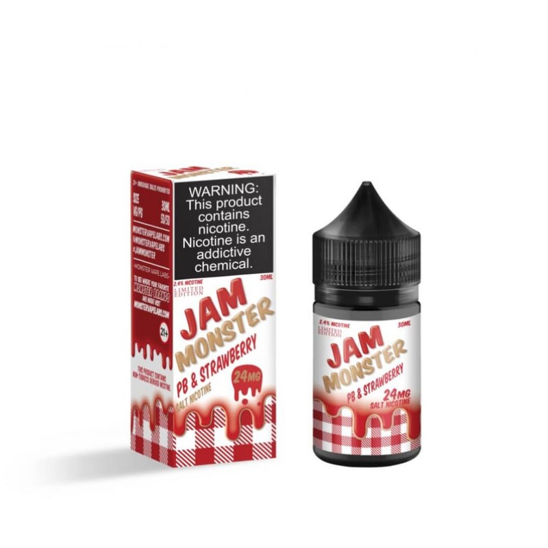 PB & Jam Monster Salt Strawberry eJuice