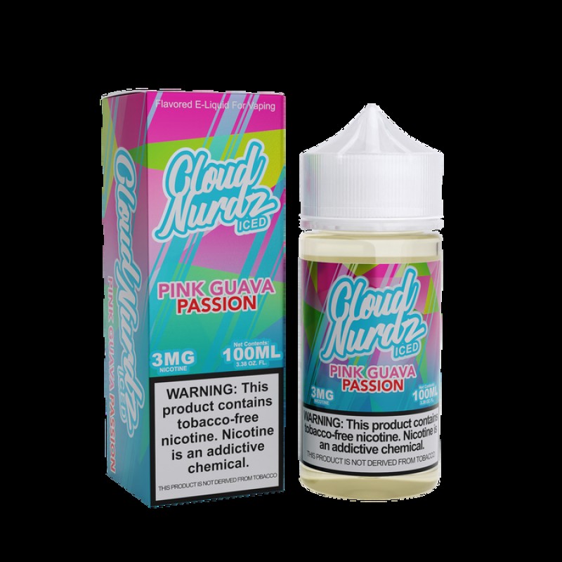 Cloud Nurdz Iced Pink Guava eJuice