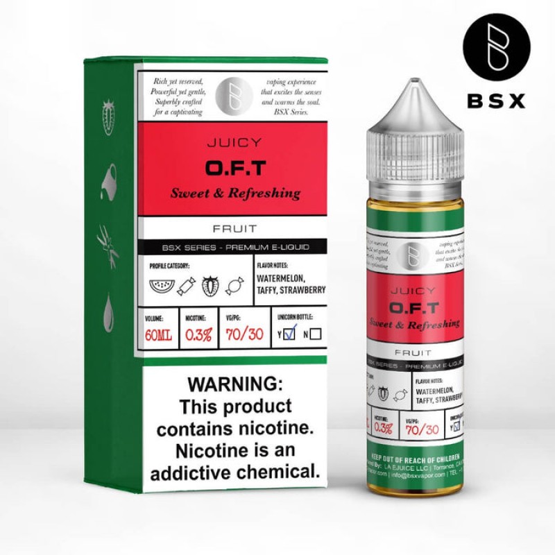 Glas BSX OFT eJuice